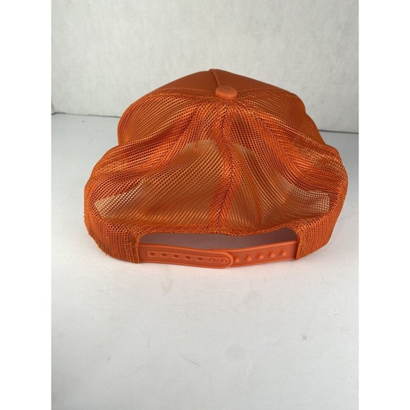 Bass Pro Shops Hat Orange Mesh Snapback Trucker Outdoor Bright - Picture 4 of 8